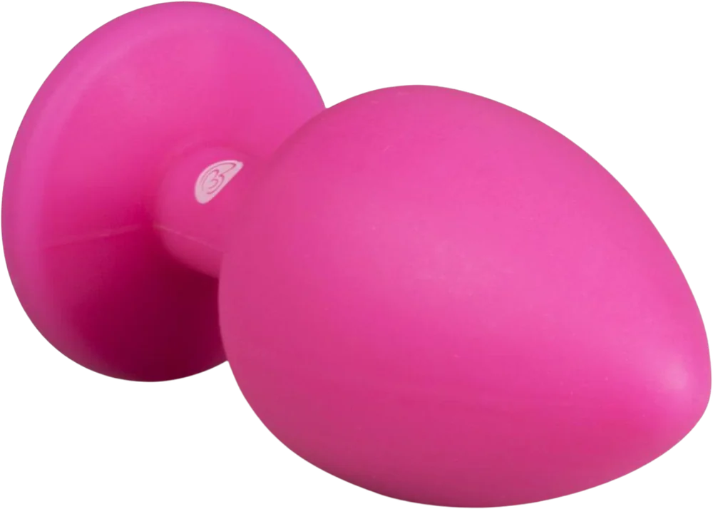 Plug anale in silicone fucsia